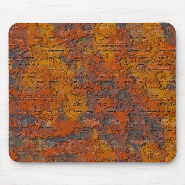 Heavy Rust Mouse Mat (Front)