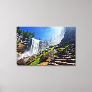 Heavy Spray from Vernal Yosemite National Park Canvas Print