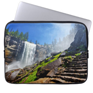 Heavy Spray from Vernal Yosemite National Park Laptop Sleeve