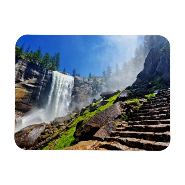 Heavy Spray from Vernal | Yosemite National Park Magnet (Horizontal)