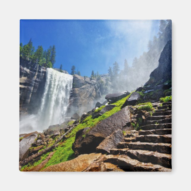Heavy Spray from Vernal | Yosemite National Park Magnet (Front)