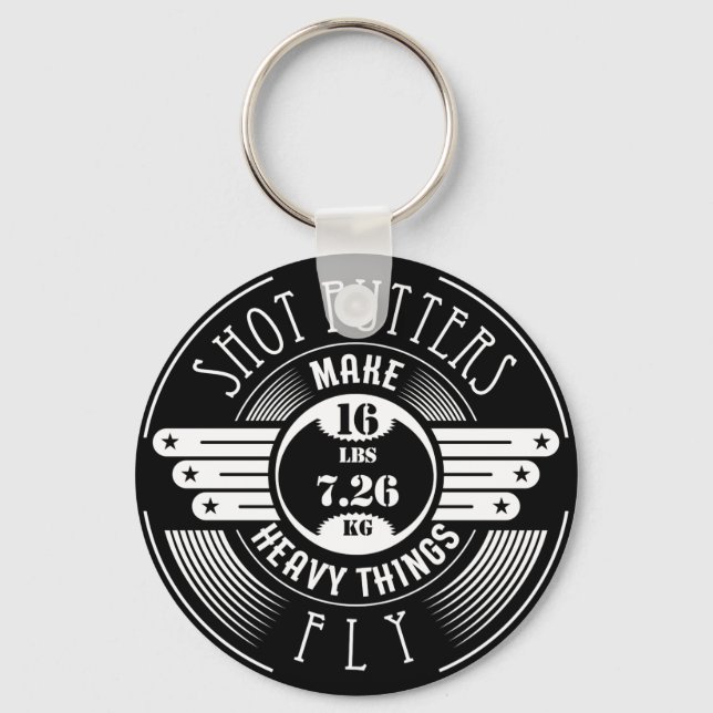 heavy things that fly key ring (Front)