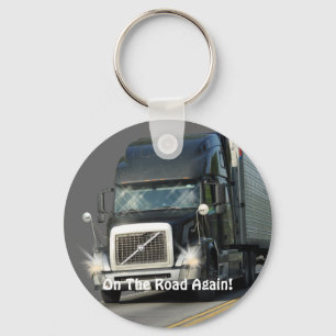 Heavy Transport Truck Art for Lorry Drivers Key Ring