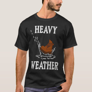 Heavy Weather Metal Rock Festival Fan Rain Weather T-Shirt