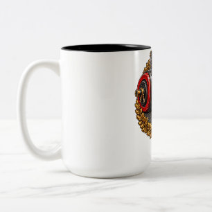 Heavy Weightlifting Barbell-Strength Training Gym Two-Tone Coffee Mug