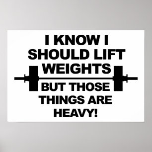 Heavy Weights Funny Poster