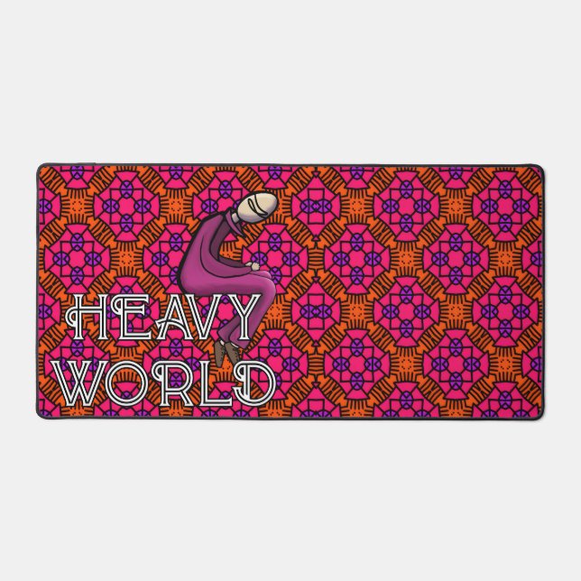 HEAVY WORLD DESK MAT (Front)