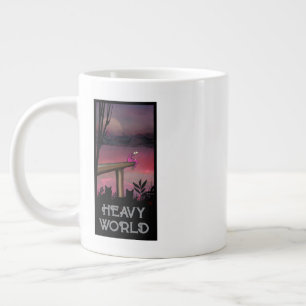 Heavy World Large Coffee Mug