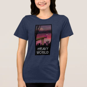 Heavy World T-Shirt Tri-Blend Shirt