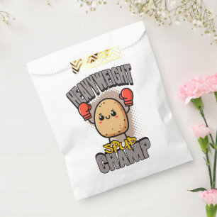 Heavyweight Spud Champ Boxing Potato  Favour Bags