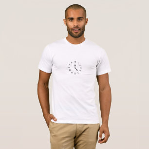 Heavyweight t-shirt with watch logo