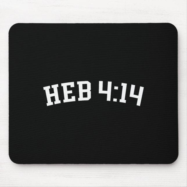 Heb 4_14  mouse mat (Front)