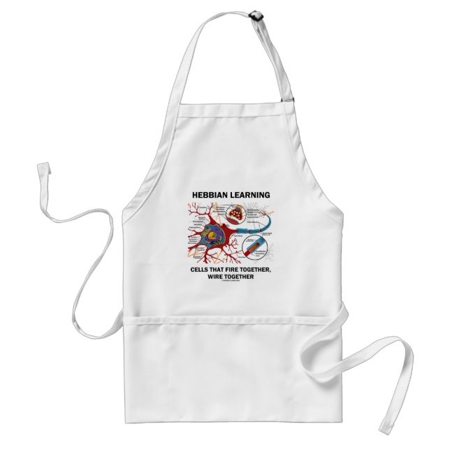 Hebbian Learning Cells Fire Together Wire Together Standard Apron (Front)