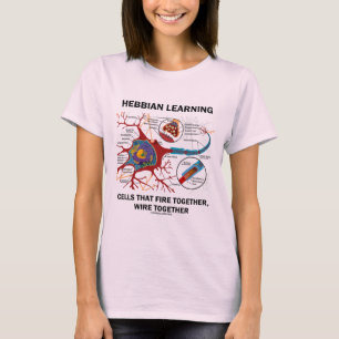 Hebbian Learning Cells Fire Together Wire Together T-Shirt
