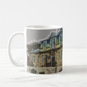 Hebden Bridge Railway Station Art Coffee Mug