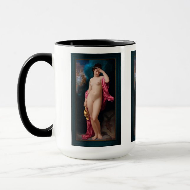 Hebe After The Fall by Hugues Merle Mug (Left)