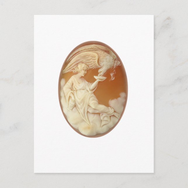 Hebe Feeding the Eagle of Zeus Postcard (Front)