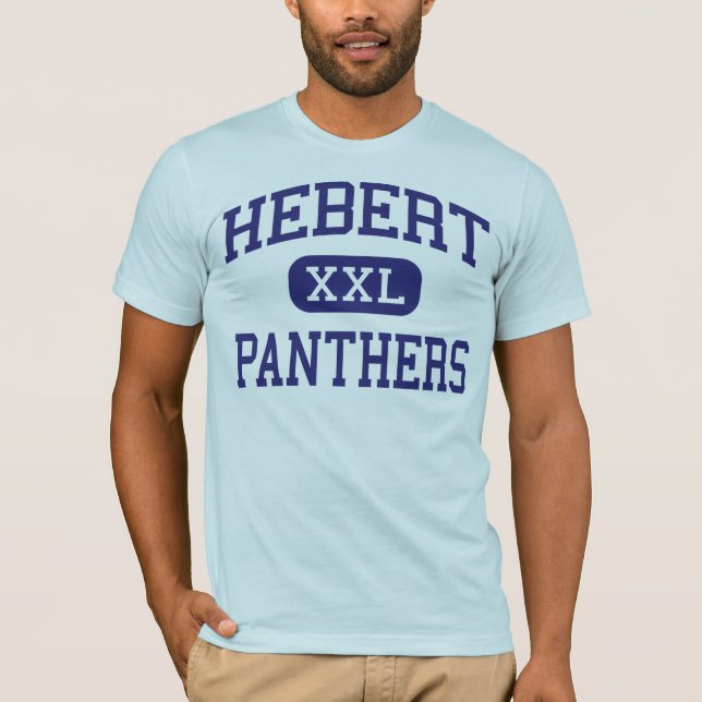 Hebert - Panthers - High School - Beaumont Texas T-Shirt (Front)