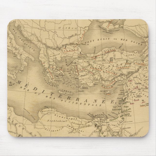 Hebreux Mouse Mat (Front)