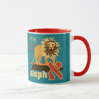 Hebrew Alphabet Coffee Mug