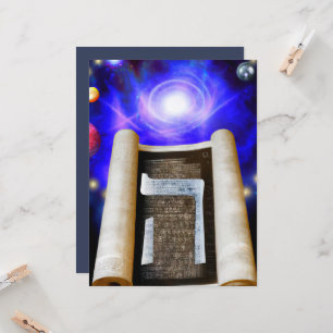 Hebrew Alphabet Invitation