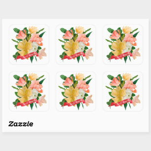 Hebrew: Eshet Chayil - [Jewish] Woman of Valour  Square Sticker