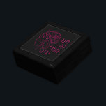 Hebrew Eshet Chayil Woman of Valour Jewish Woman Gift Box<br><div class="desc">This unique design features a beautiful Hebrew verse from the beloved Eshet Chayil poem, "tnu lah miprei yadeiha, " meaning "Give her of the fruit of her hands... " praising achievements of the Woman of Valour. This is a beautiful gift idea for the Jewish woman, especially when you want to...</div>