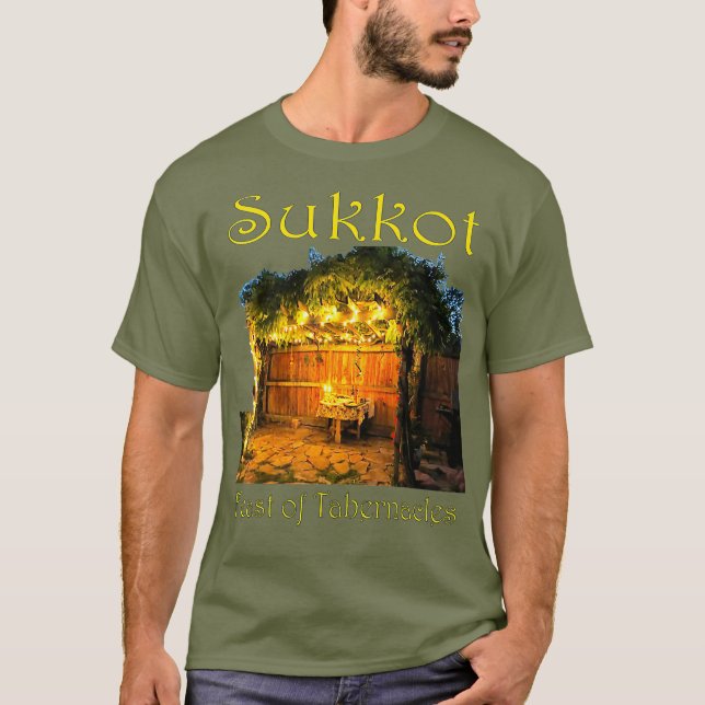 Hebrew Fall Feasts Sukkot Tabernacles Booths T-Shirt (Front)
