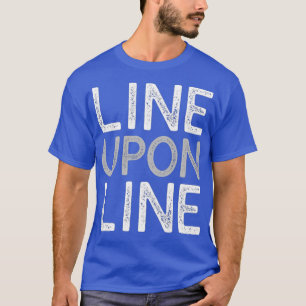 Hebrew Israelite Line Upon Line T-Shirt