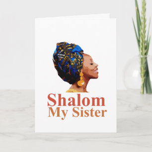 Hebrew Israelite Sister Greeting Card
