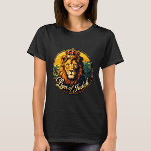 Hebrew Israelite YHWH Lion of Judah Yahweh Rastafa T-Shirt