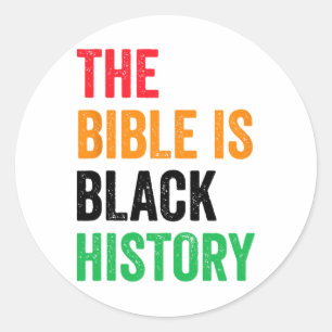 Hebrew Judah Lion Women's Afrocentric Modern Chris Classic Round Sticker