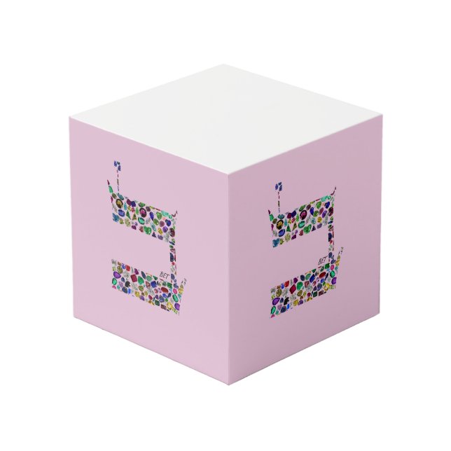 Hebrew Letter BET Cube (Front Angled)