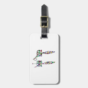 Hebrew Letter 'CHET' Luggage Tag