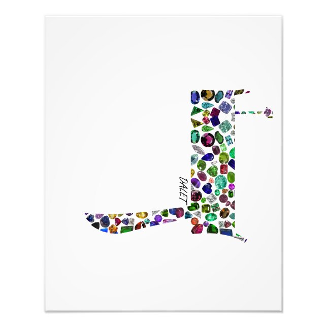 Hebrew Letter Dalet Photo Print (Front)