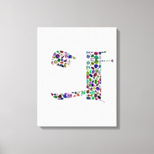 Hebrew Letter HEY Canvas Print