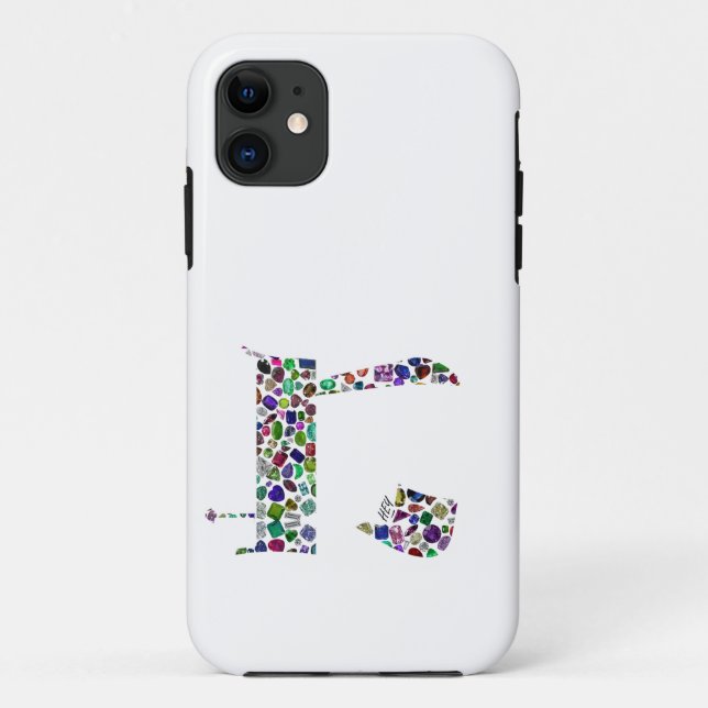 Hebrew Letter HEY Case-Mate iPhone Case (Back)