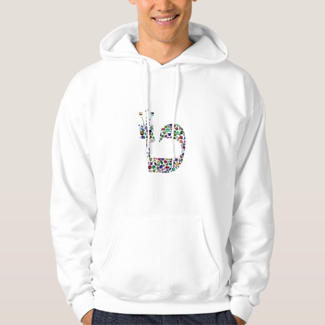 Hebrew Letter 'TET' Hoodie (Front)
