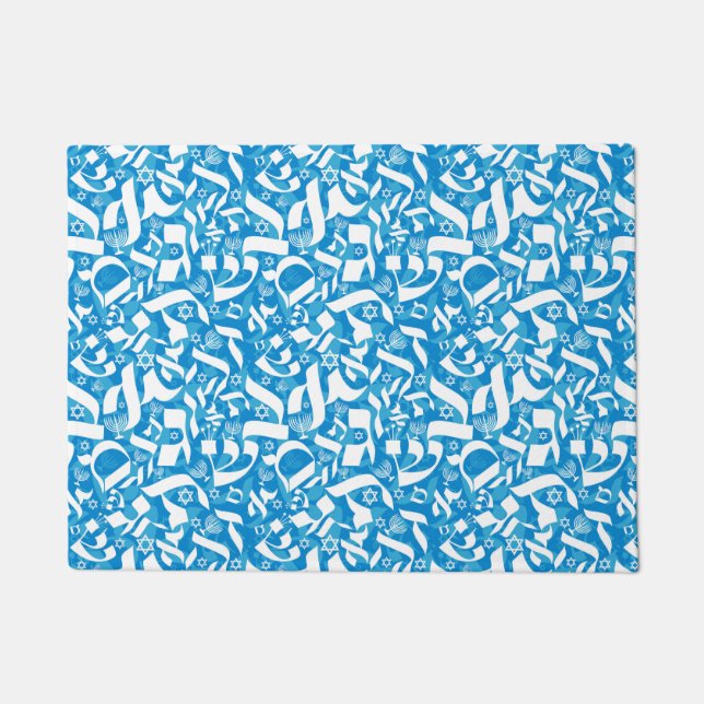 Hebrew Letters Doormat - Customised Sizes - Gifts  (Front)