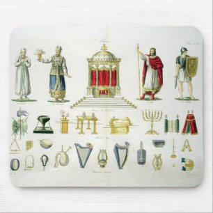 Hebrew Levi, Priest, King and Soldier with Sacred Mouse Mat