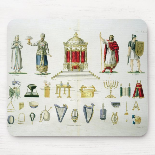 Hebrew Levi, Priest, King and Soldier with Sacred Mouse Mat (Front)