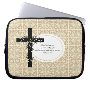 Hebrews 11:1 Laptop or Netbook Carrier Sleeve