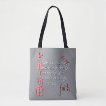 Hebrews 11:1 Passage Tote