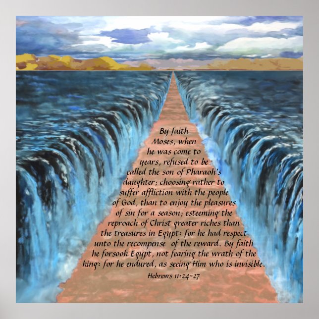 Hebrews 11:24-27  poster (Front)
