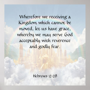 Hebrews 12:28 poster