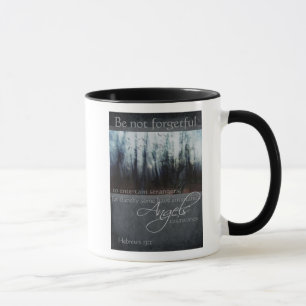 Hebrews 13:2 Angel Quote Mug
