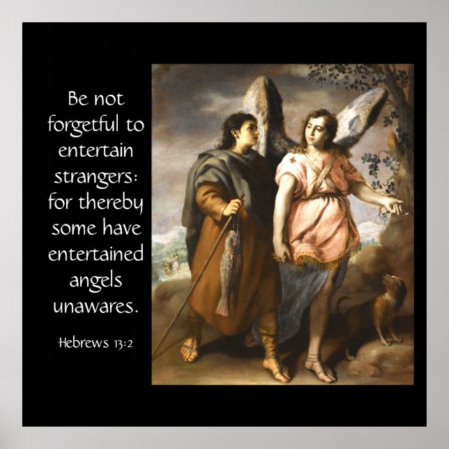 Hebrews 13:2  poster (Front)