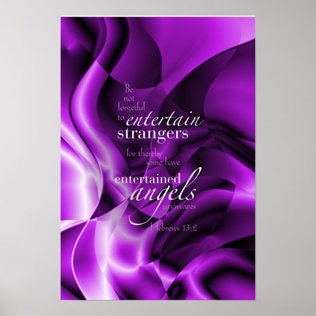 Hebrews 13:2 poster (Front)