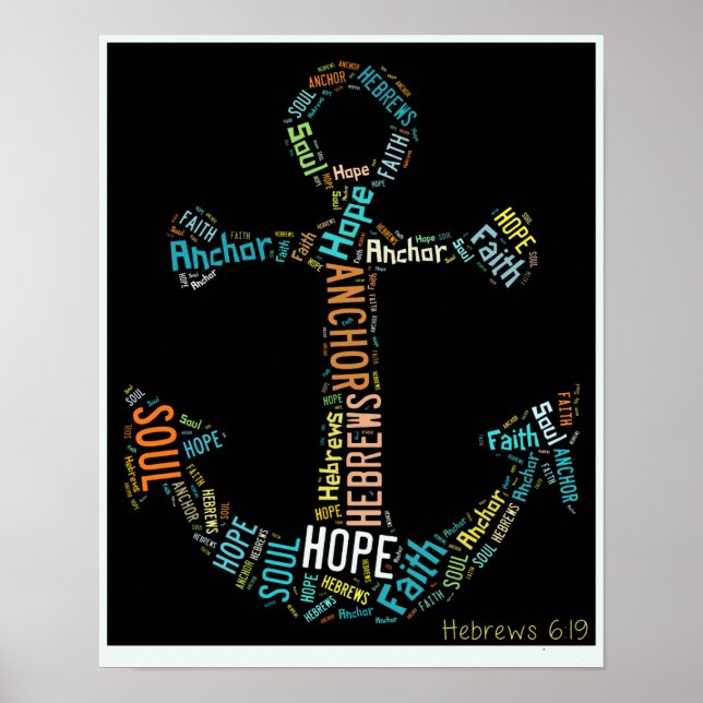Hebrews 6:19 anchor for the soul poster (Front)