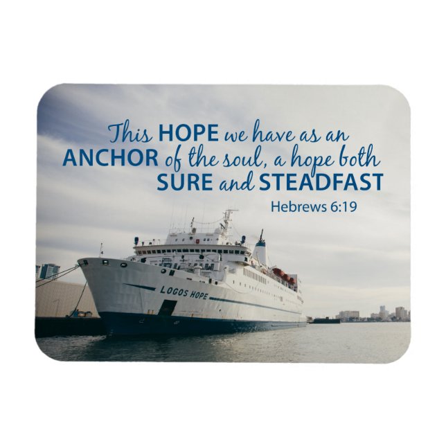 Hebrews 6:19 Magnet (Horizontal)